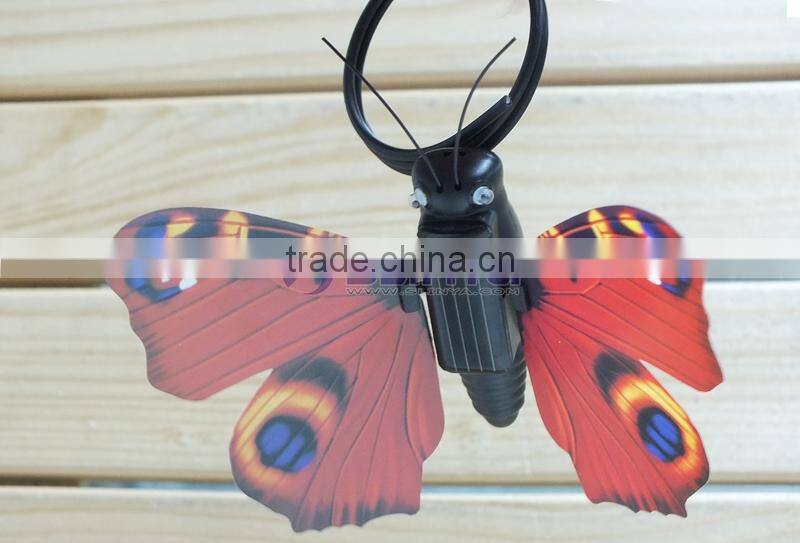 Christmas 3 Years Boy Love Enducation Toy Fly Insect Sunlight Energy Solar Butterfly