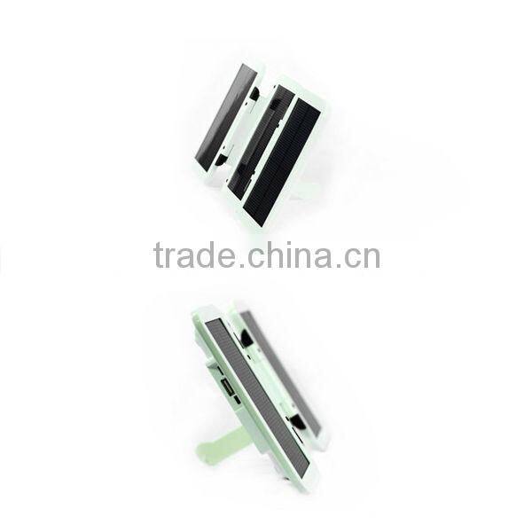 6000mah Foldable solar power bank solar panel with quick charging