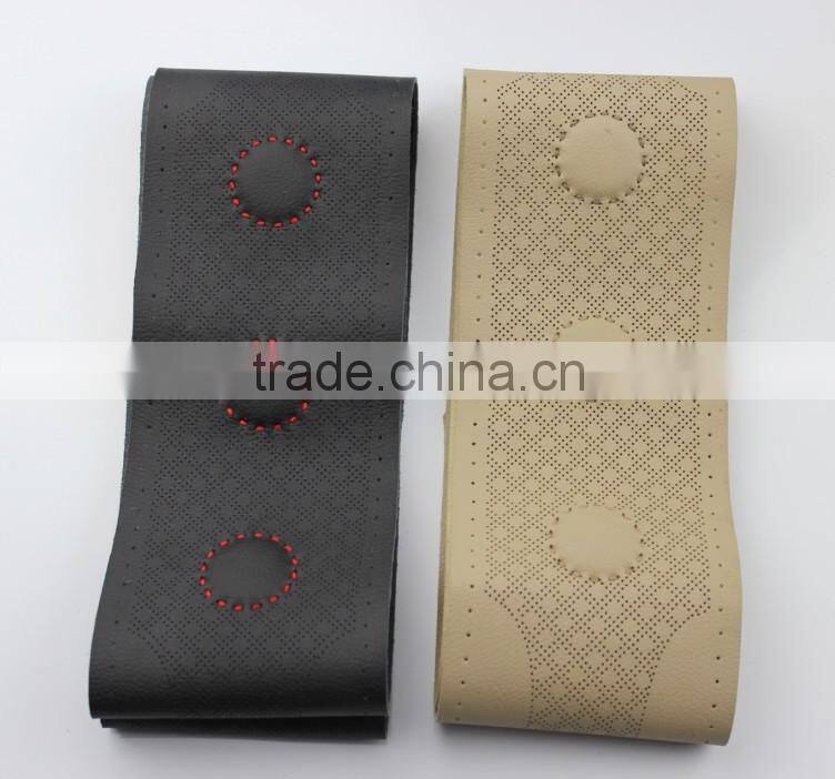 cheap hand sewing military steering wheel cover