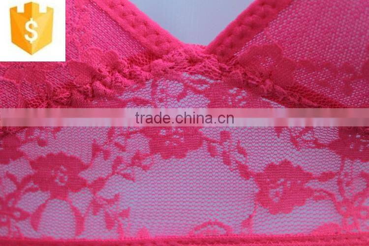 Top quality sale transparency teen bra top