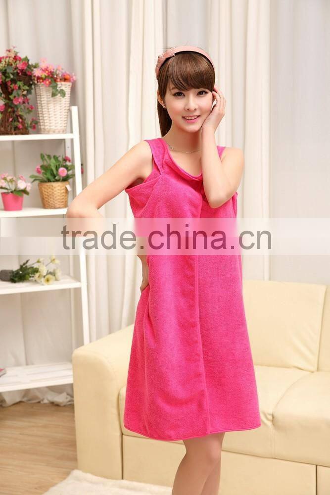 Wholesale Plain Microfiber Beach Towel Dress