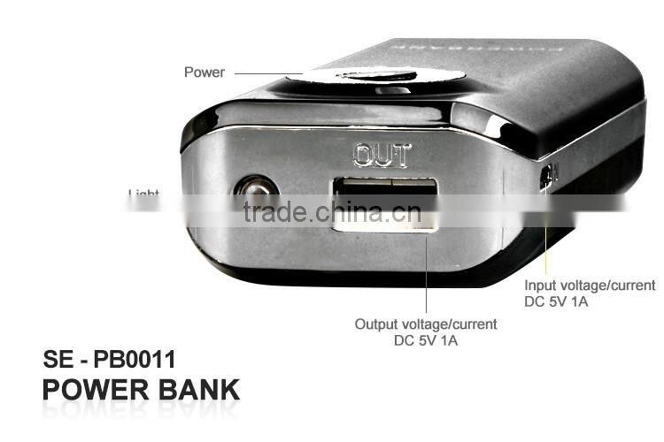 4000mAh Ultra-Compact External Battery Portable USB Charger Power Bank For Phones and Tablets