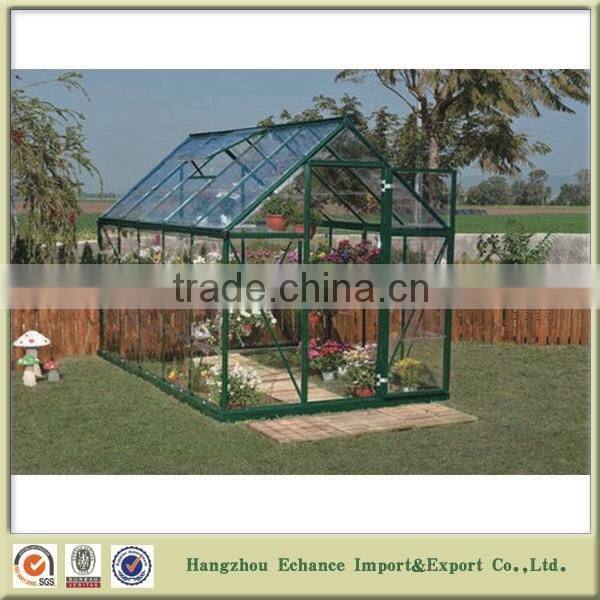 Walk In Aluminium and Plastic Garden Greenhouse with 5 rooms-GH2015