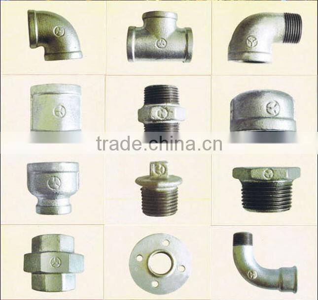 ISO SGS 280 nipple Thread banded Malleable black cast iron pipe fitting Manufacturer 280 Nipple