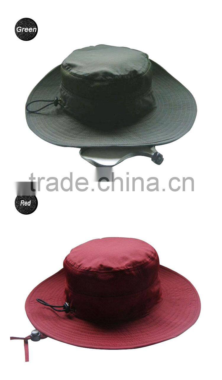 Summer sun protection cap red boonie hat with sting