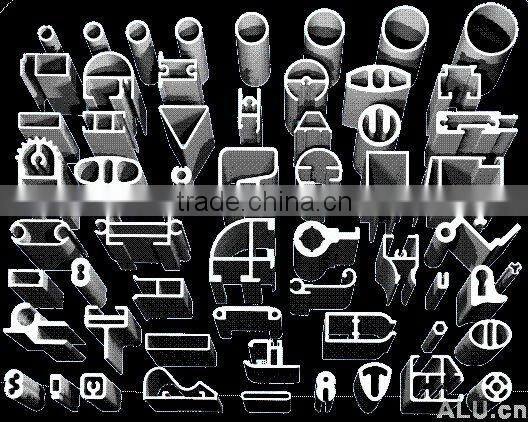 Anodized Gold Aluminium Profile For Windows and Doors