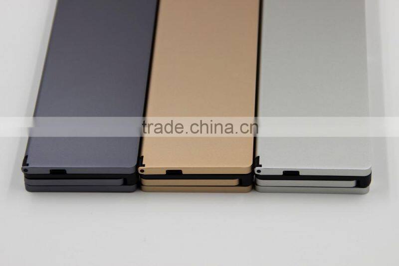 Aluminum alloy bluetooth mini folding wireless keyboard for laptop and mobile phones