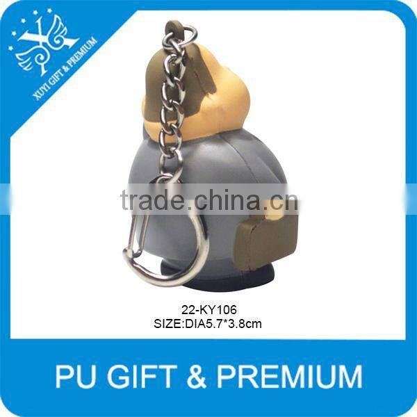 2015 promotional Led Pu Keychain/Plastic Led Keychain/Led Keyholder