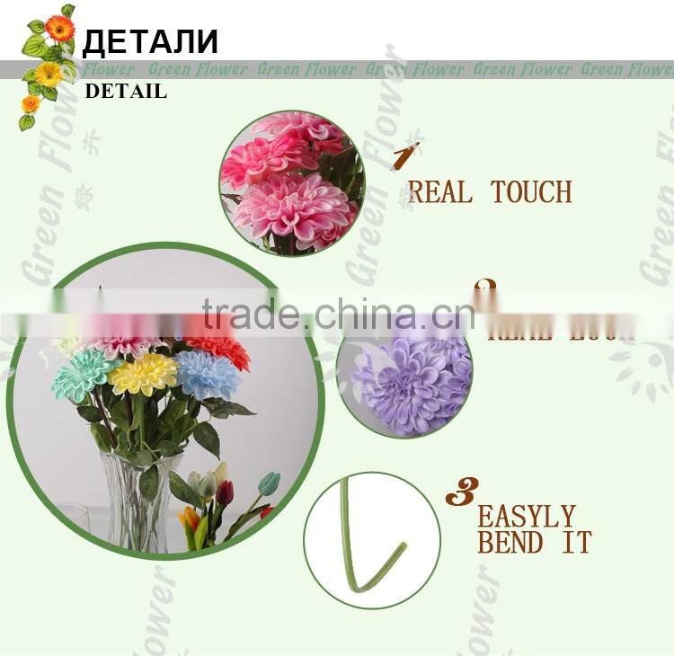 greenflower 2016 Barberton daisy Real Touch Chinese herbaceous peony Wedding decrations flowers