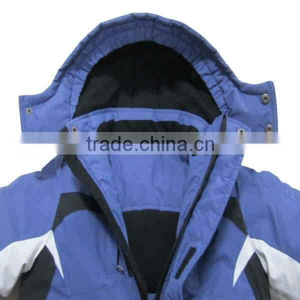 2013 New nylon taslon waterproof boys fashion blue ski suits for kids ski jackets and pants suits in ski & snow wear