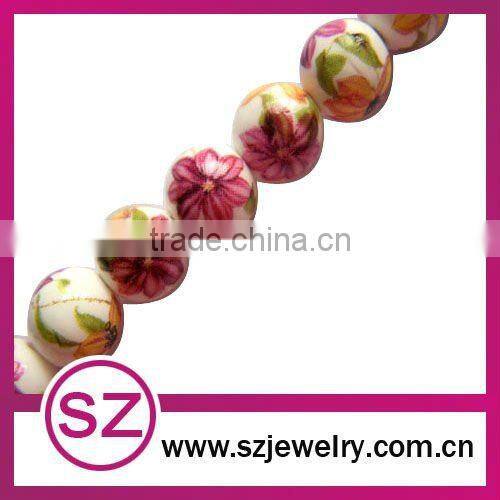 T38 2014 hot sale ceramic crytal bead jewelry