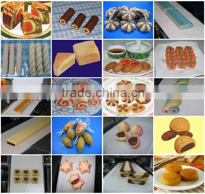 SY-800 automatic chocolate filled cookies encrusting machine