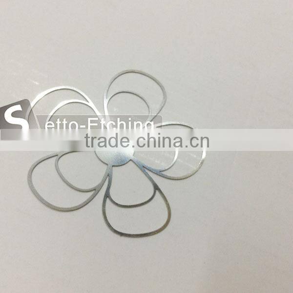 1 mm etching metal craft clips for bookmark
