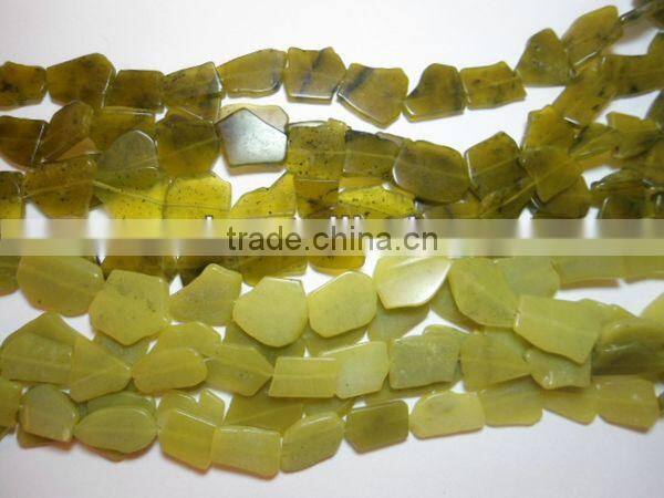 High quality korea jade nugget jewelry beads
