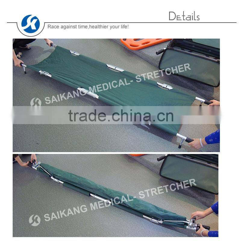 Medical Appliances Aluminum Alloy Foldaway Stretcher