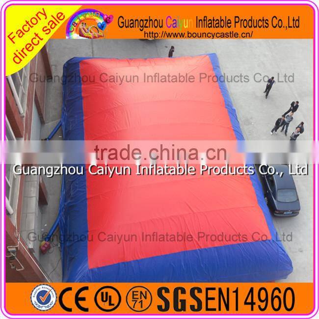 Exciting free fall air bag for sale, big jumping air bag for stunts