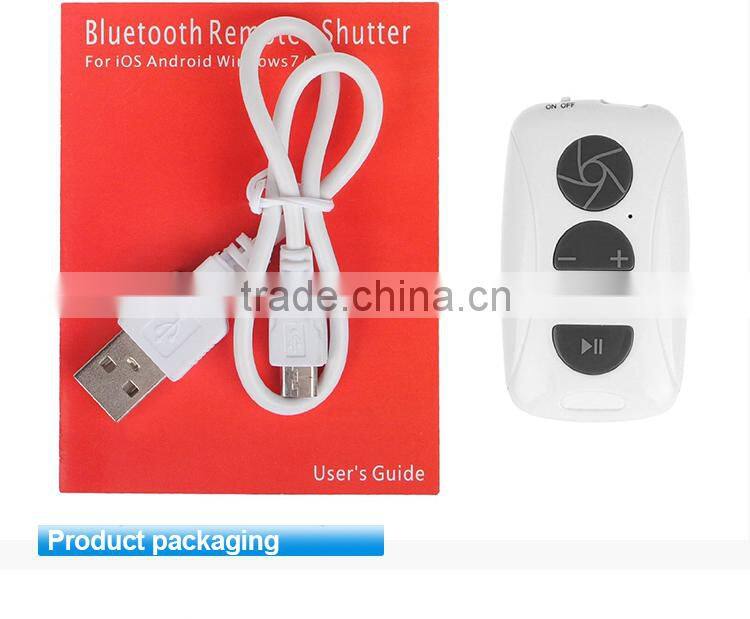 Remote Control Music / Volume Control Photography Helper Bluetooth Media Remote Controller Music PlayerBuilt-in Lithium Battery