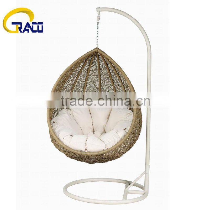 Outdoor furniture rattan round hammock