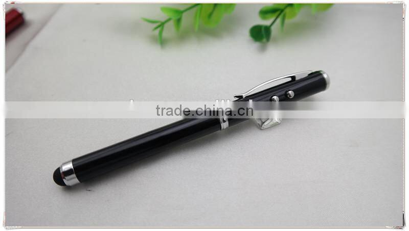 TM-22 4 in 1 multi founction touch pen , laser stlylus pen