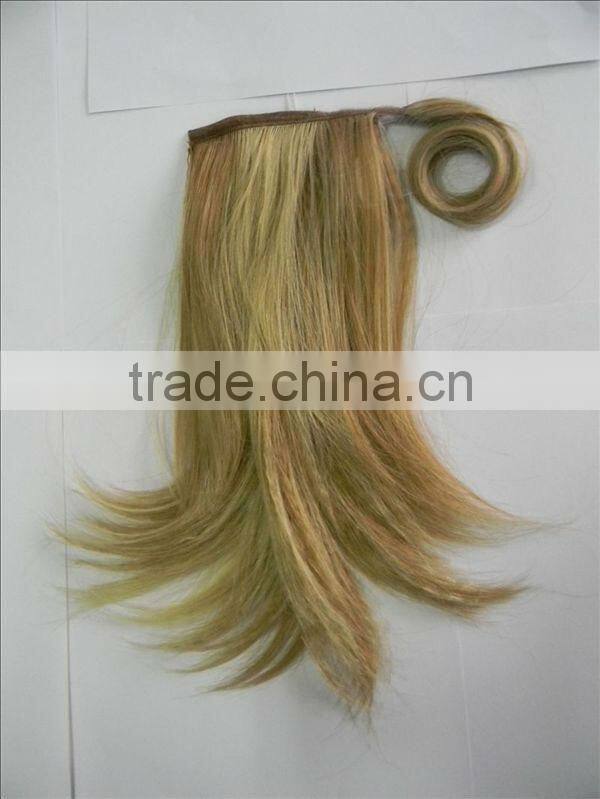 Synthetic Hairpiece pony tail Hair Extension