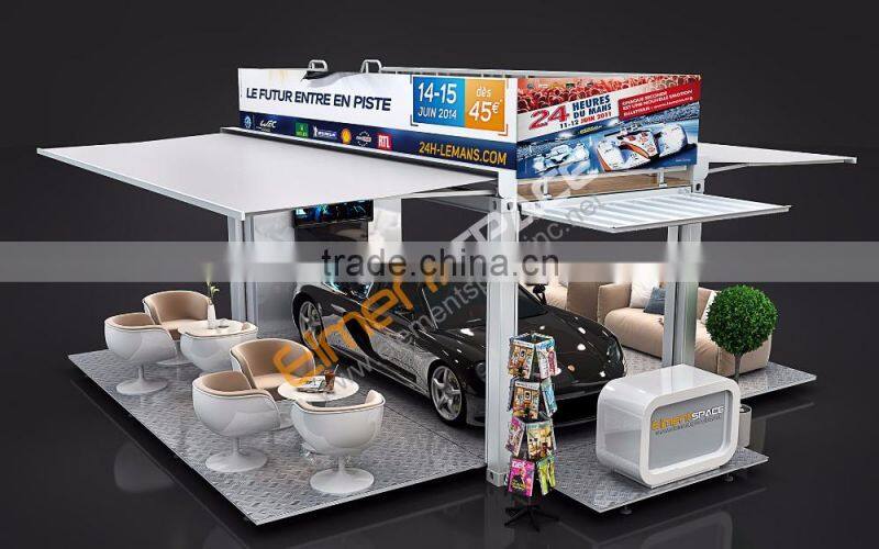 Mobile container trade show booth design, 20ft POP-UP shipping container showroom for sale