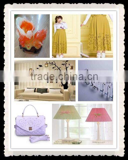 Professional Acrylic paper leather pvc cardboard advertisement cutter co2 laser cutting & engraving machine QL-1410