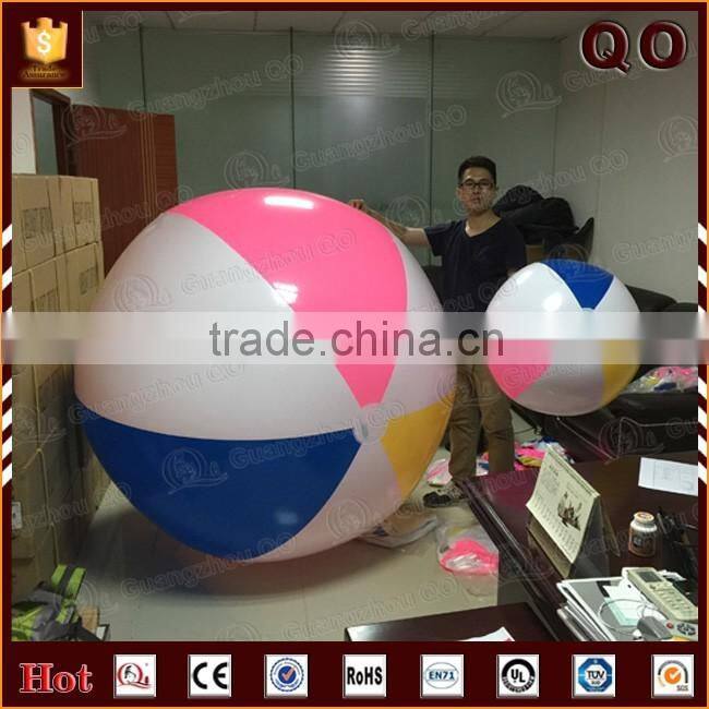 Promotional giant colorful beach ball fabric covered beach ball