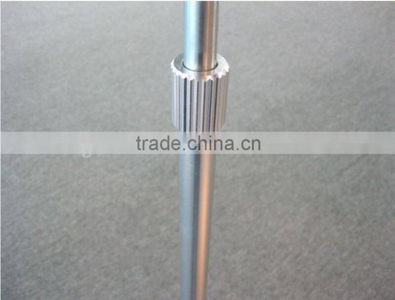 hot sale AG-IVP001 stainless steel 5 wheels stainless steel pole for sale