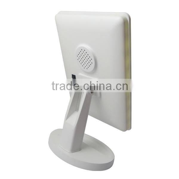 Stand up Plastic music box table mirror