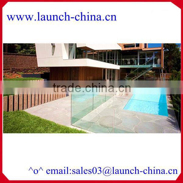 edges polished tempered glass panel for swimming pool fence