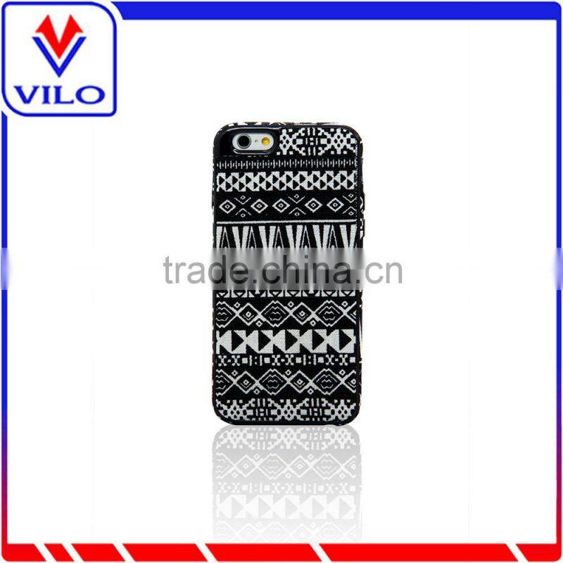 Fashionable canvas leather TPU case