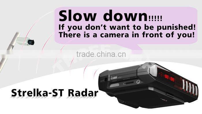 DVR+GPS+ST Radar+G-Sensor Strelka vehicle dvr camcorder