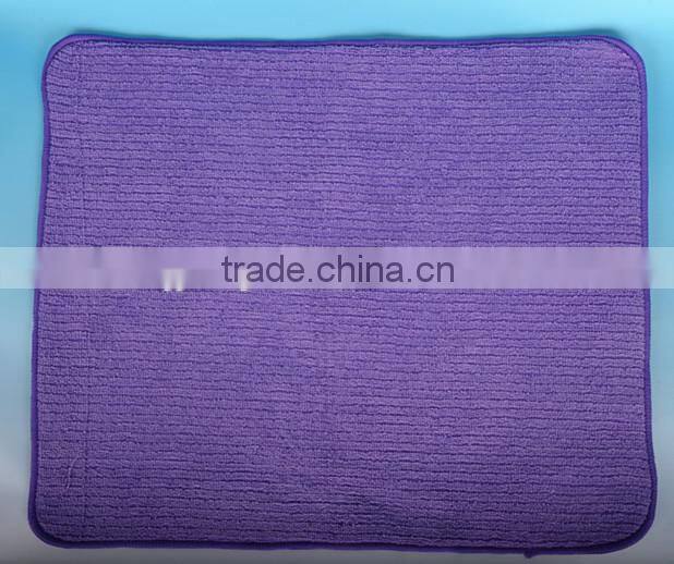 eco-friendly small checker Dish drying mat