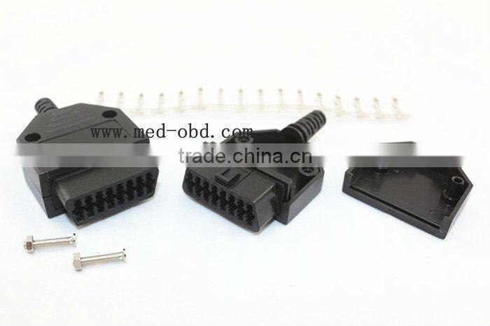 Assembled OBD2 Female Connector with Enclosure andAssembled OBD2 Female Connector