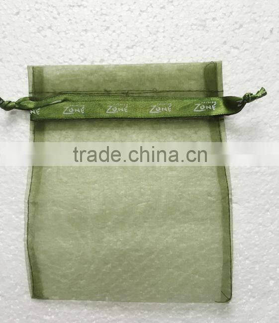 LOGO Printing Ribbon Organgza bag