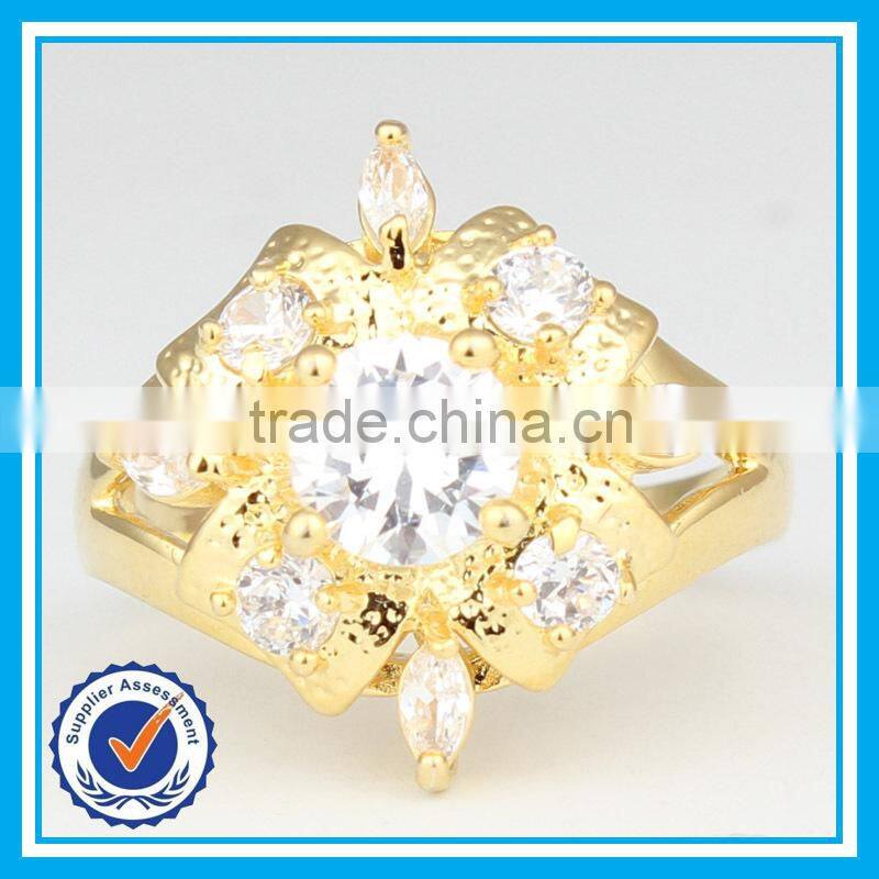 2015 new fashion girls crystal gold rings design for women with price