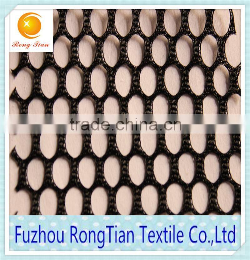 Comfortable polyester white warp knitted 100g binoculus mesh fabric for mattress