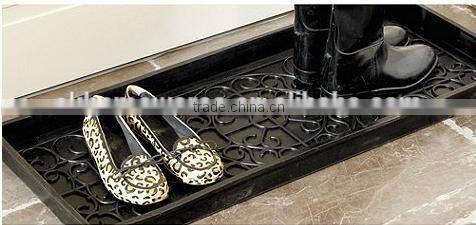 Home Rubber Boot Tray 34 inch Decorative Boot Tray Waterproof for Indoor or Outdoor Use dog cat food mat