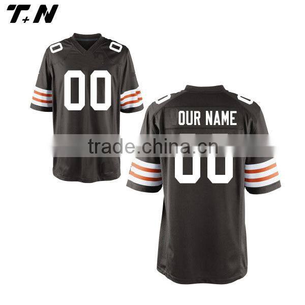Wholesale youth American football jersey/customized American football uniforms