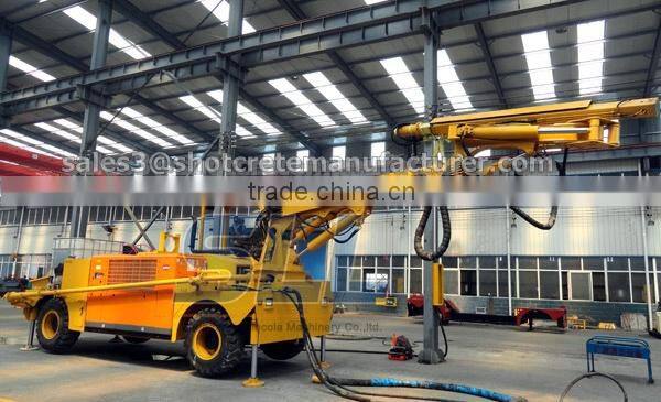 SKC30 tunnel construction concrete spray robot telescope arm shotcrete system