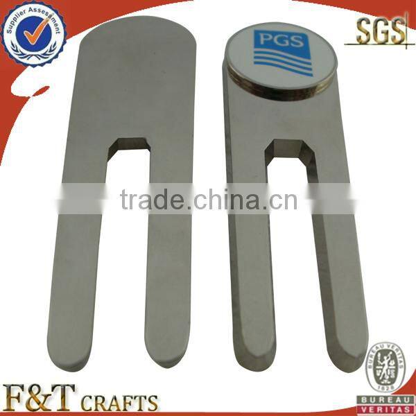 Fashion custom metal golf tees golf divot tool golf ball marker sets