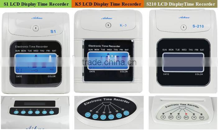 electornic time recorder/punch time card time recorder