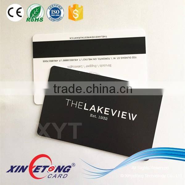 2016 Hot sale 85.5x54mm PVC Business Card with Magnetic Stirpe