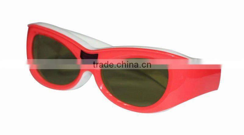 Universal 3D active shutter TV Glasses dual IR & Bluetooth communication for kids
