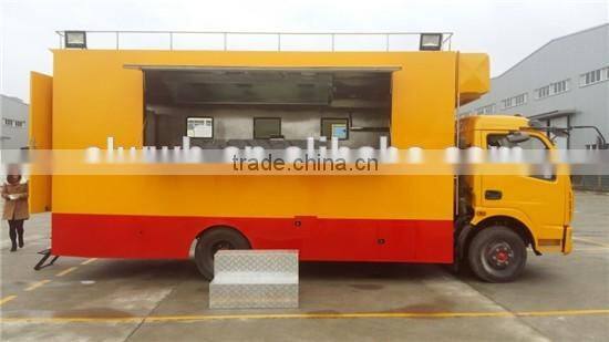 Fast food truck with cook equipment