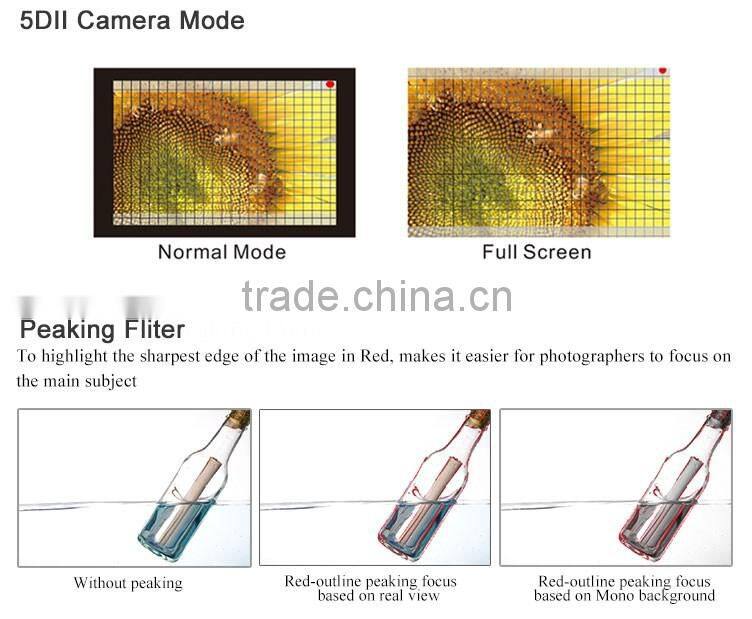 Aluminum panel false colors function mirror image small 5 inch tft color screen lcd monitor intraoral camera