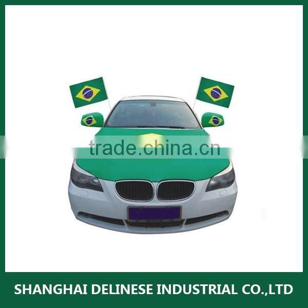 custom football game car hood flag