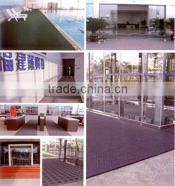 PVC waterproof outdoor mat/antifatigue mat transparent