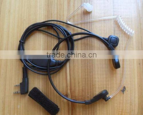 Throat Microphone Vibration earphone Headset For Two Way Radio BaoFeng UV-5R