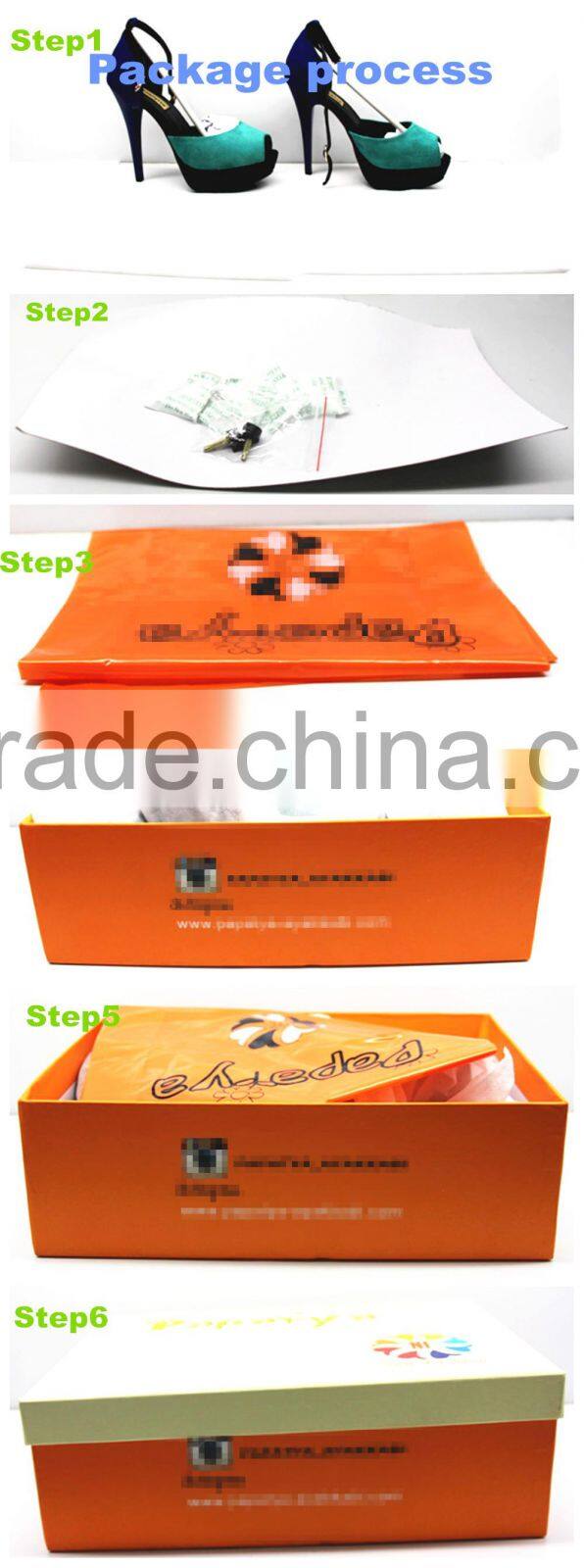 Women Dress Shoes Slip on Chunky Heel Sandals for Lady